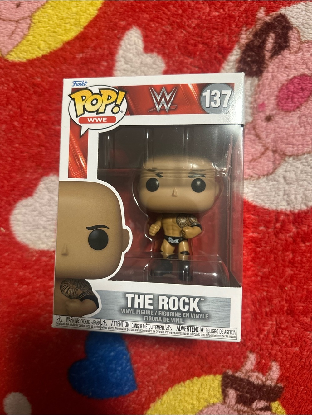 Funko Pop! WWE The Rock Figure - Tan & Black